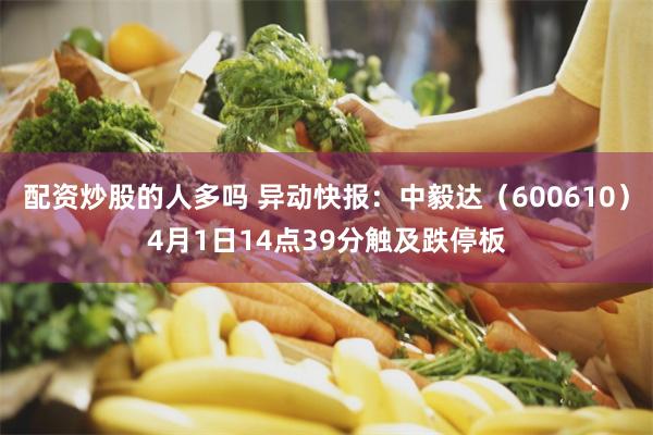 配资炒股的人多吗 异动快报：中毅达（600610）4月1日14点39分触及跌停板