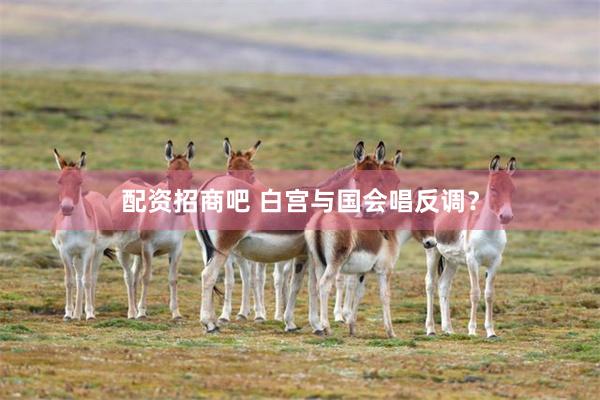 配资招商吧 白宫与国会唱反调？